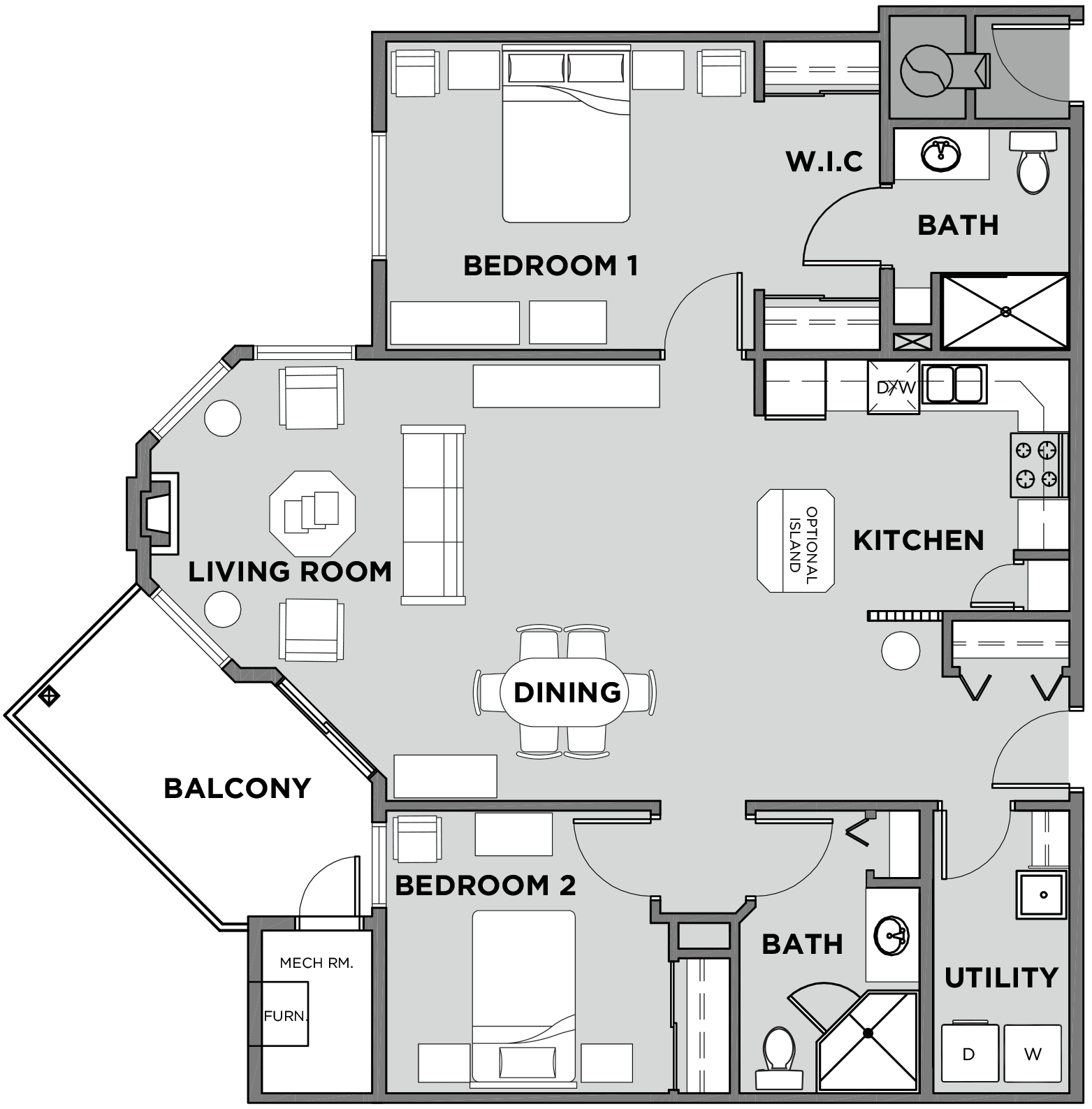 Citadel Village Suite 207 Floor Plan