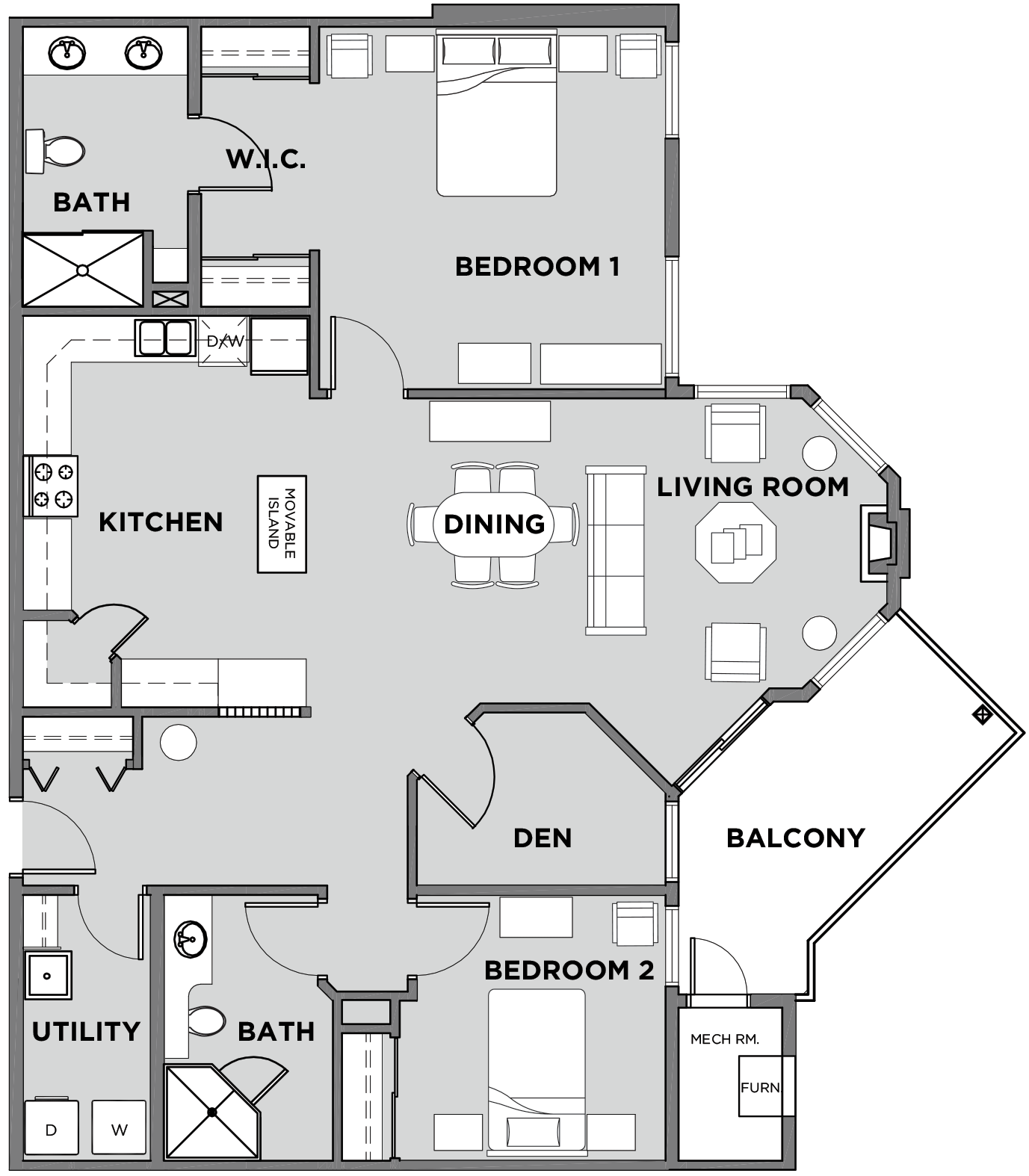 Citadel Village Suite 213 Floor Plan