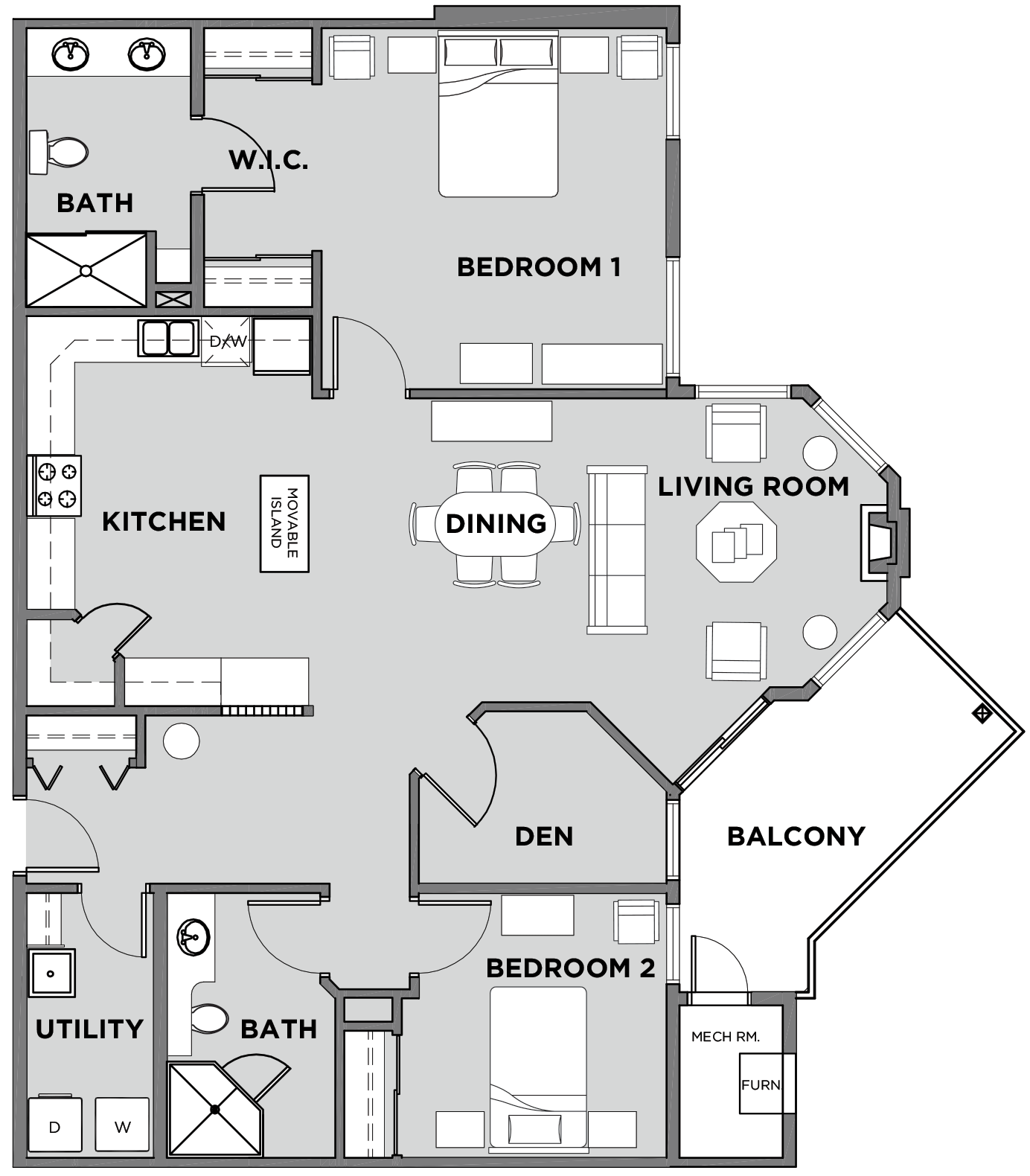 Citadel Village Suite 313 Floor Plan