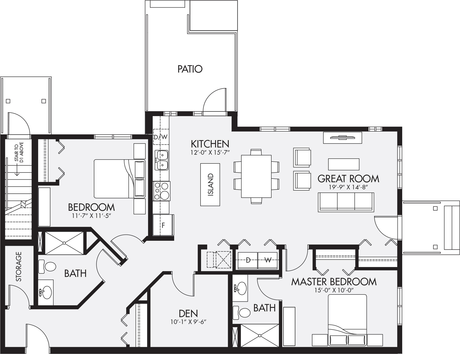 Southwoods Court North Suite 105 Floor Plan