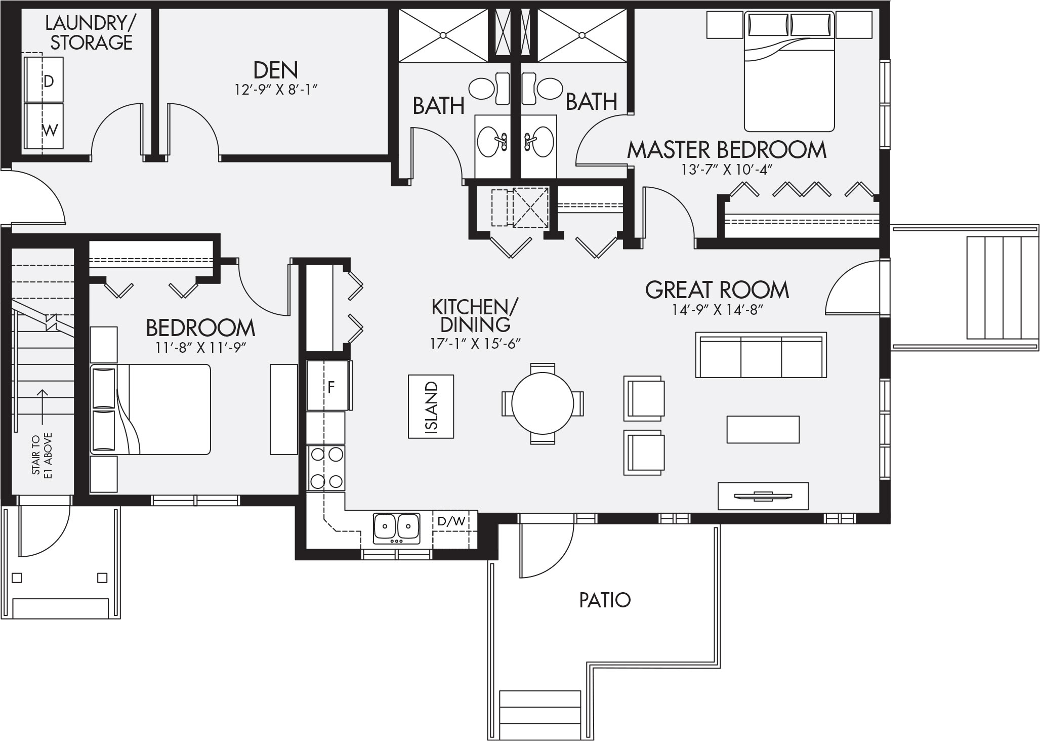 Southwoods Court North Suite 107 Floor Plan