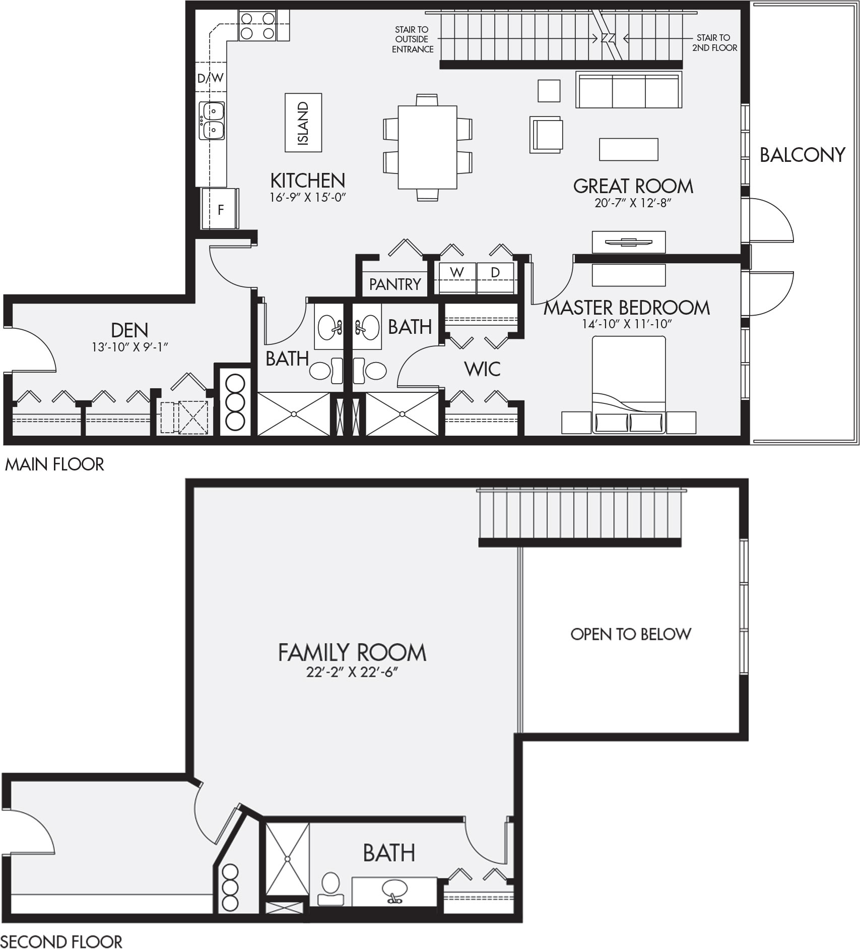 Southwoods Court North Suite 206 Floor Plan