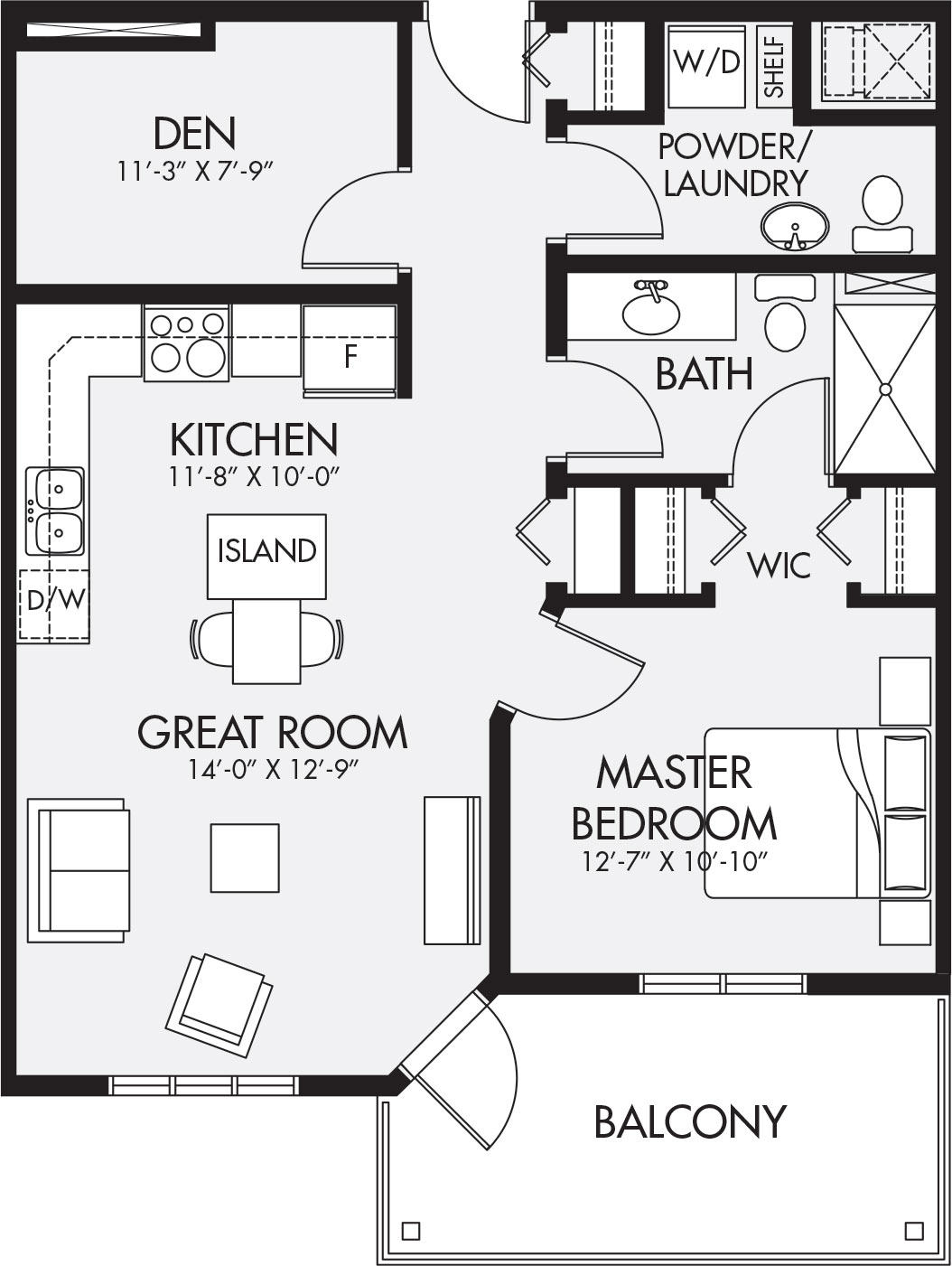 Southwoods Court North Suite 311 Floor Plan