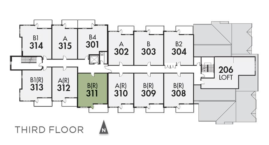 Southwoods Court North Floor 3