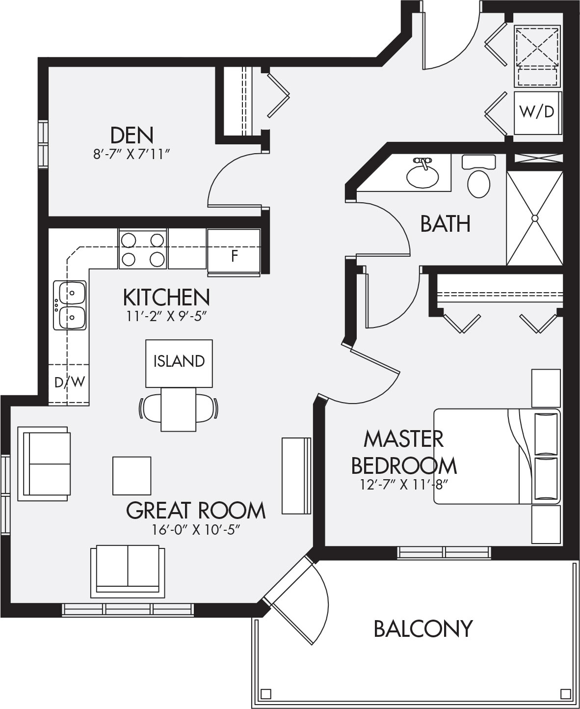 Southwoods Court North Suite 313 Floor Plan