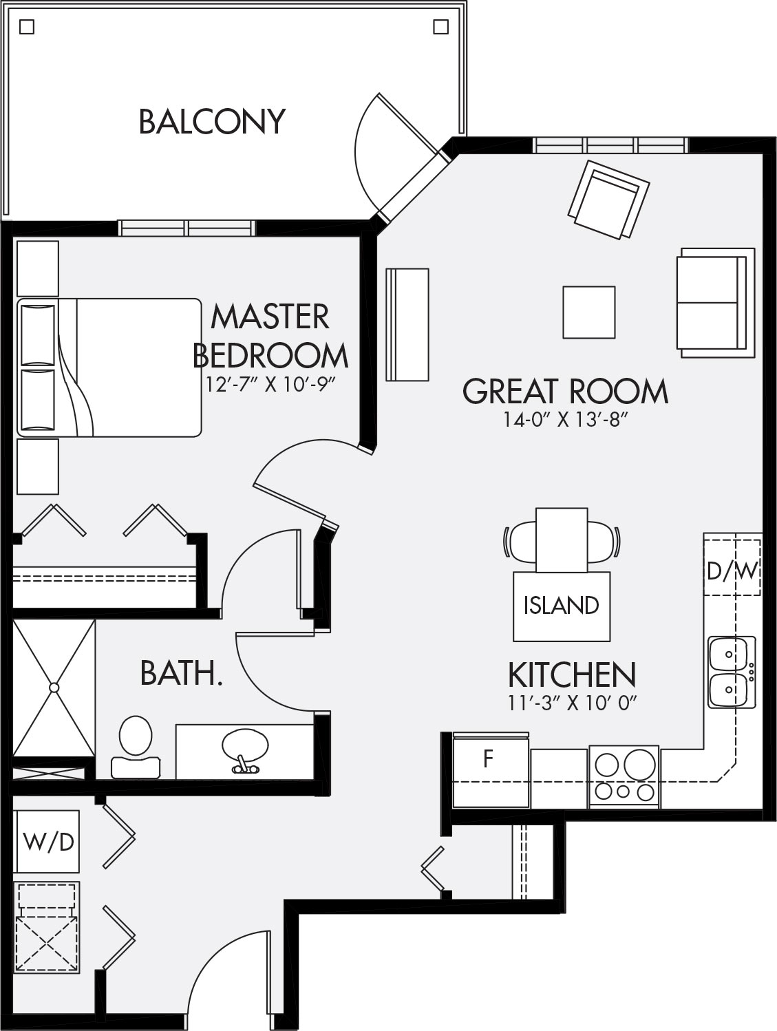 Southwoods Court North Suite 401 Floor Plan