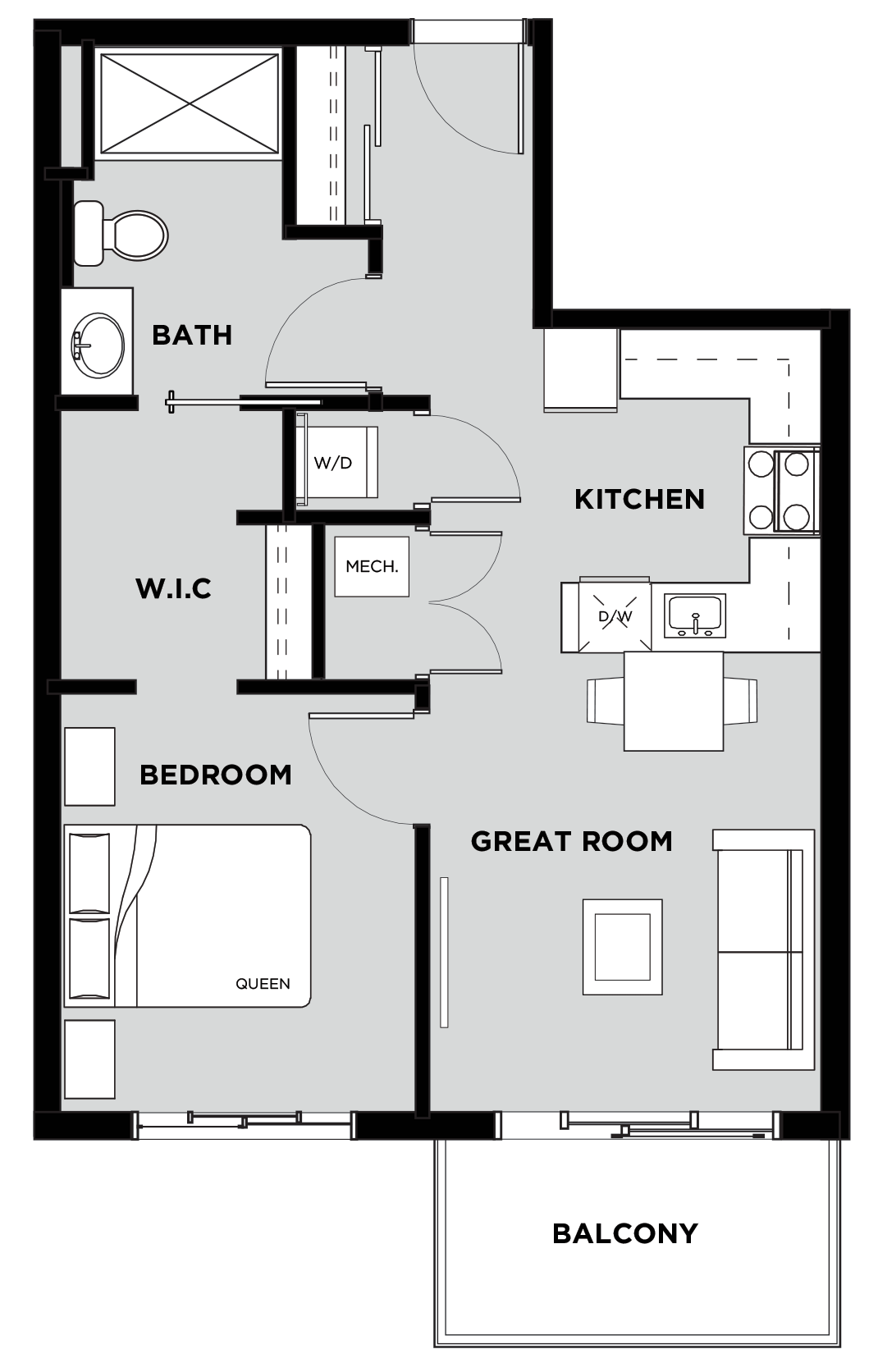 Telford Mews Suite 207 Floor Plan