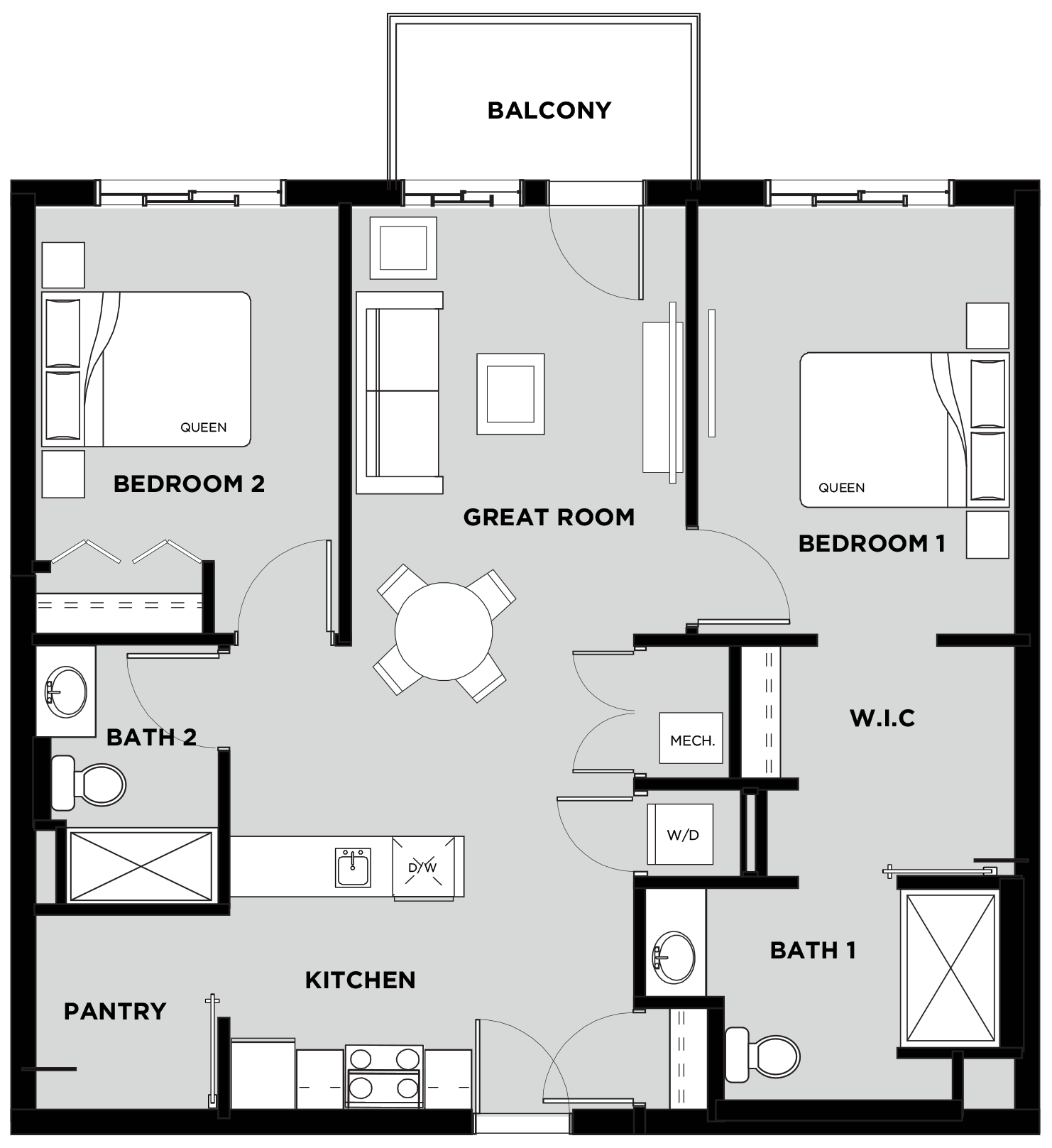 Telford Mews Suite 210 Floor Plan