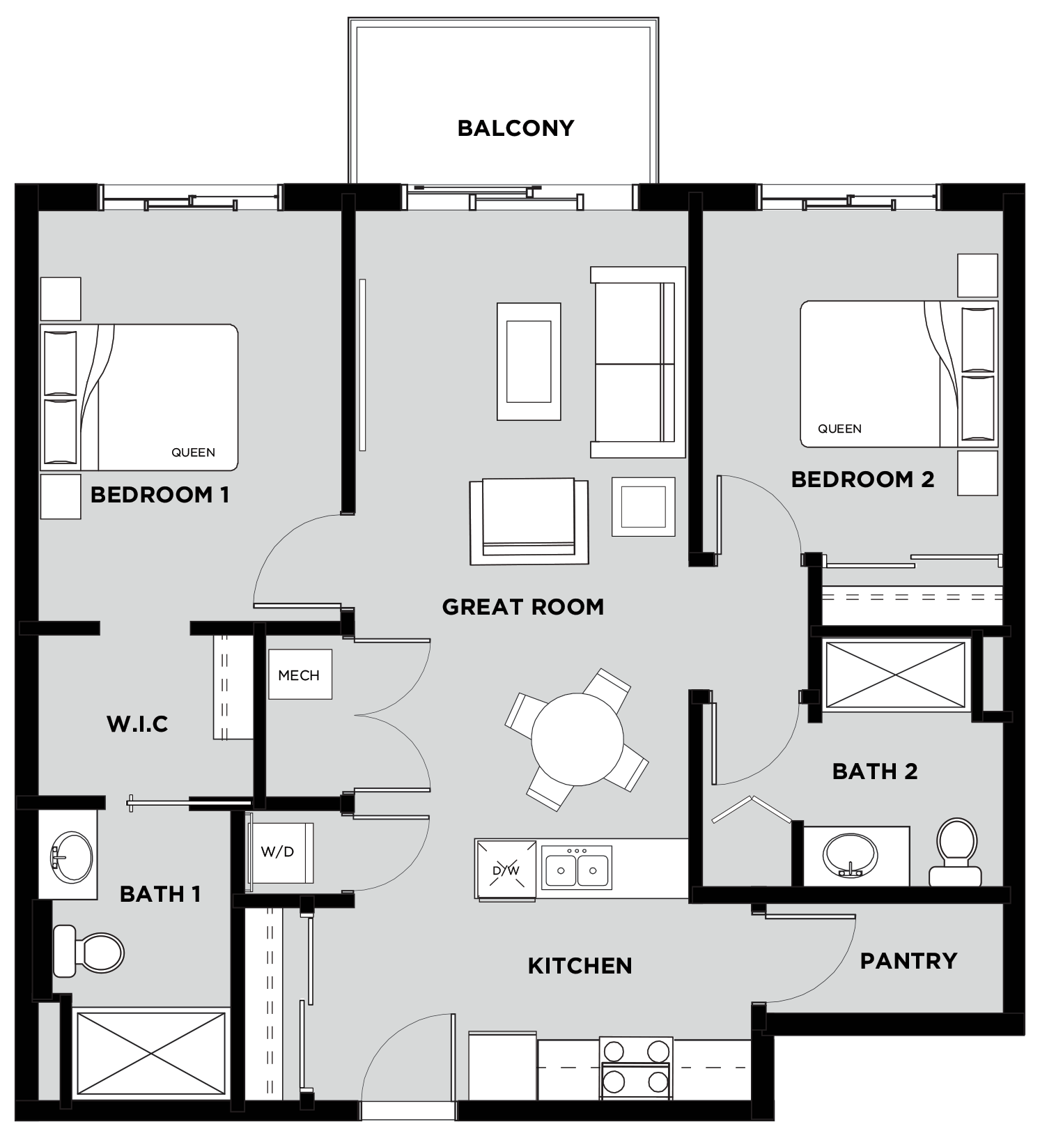 Telford Mews Suite 212 Floor Plan