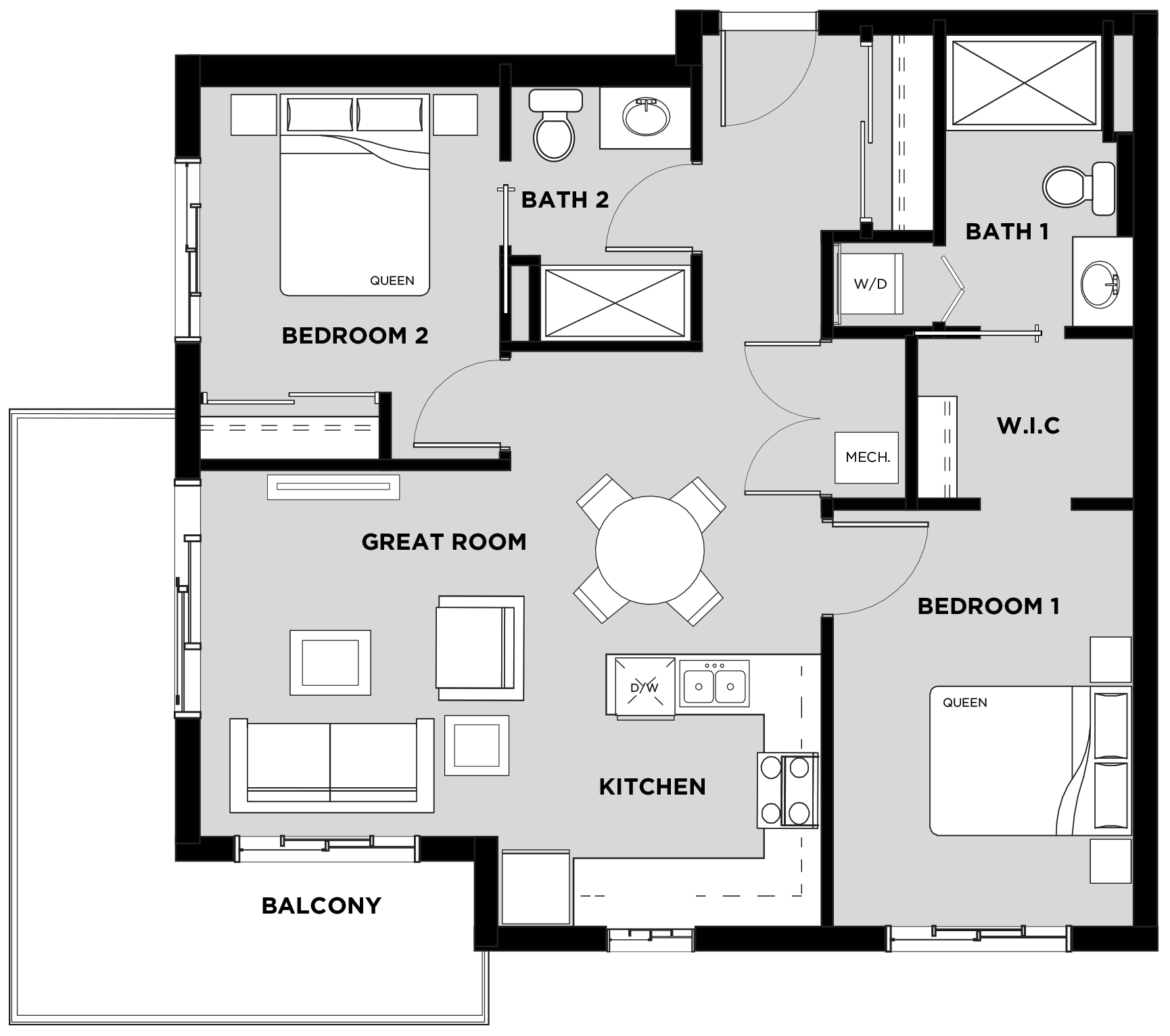 Telford Mews Suite 227 Floor Plan