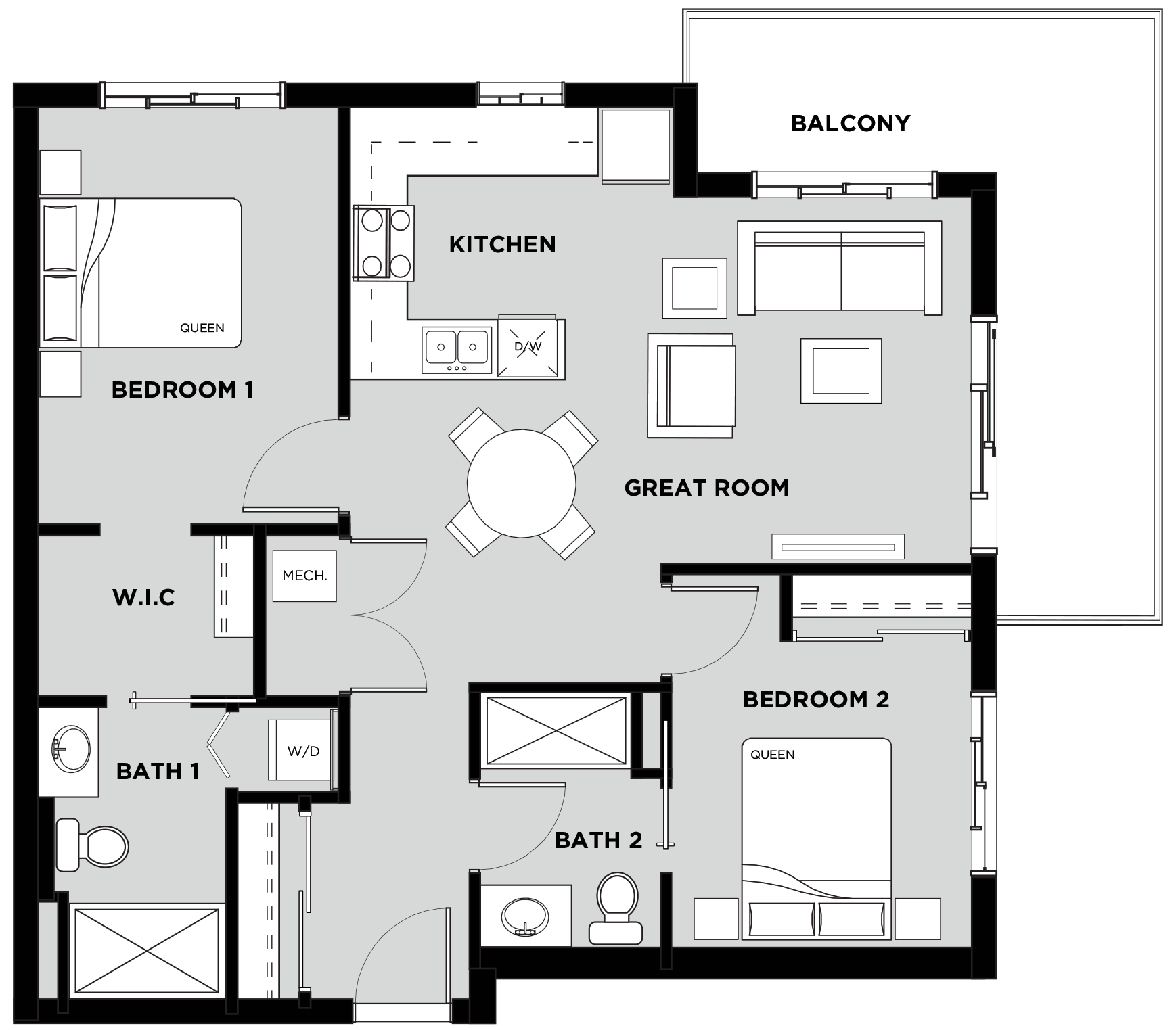 Telford Mews Suite 302 Floor Plan