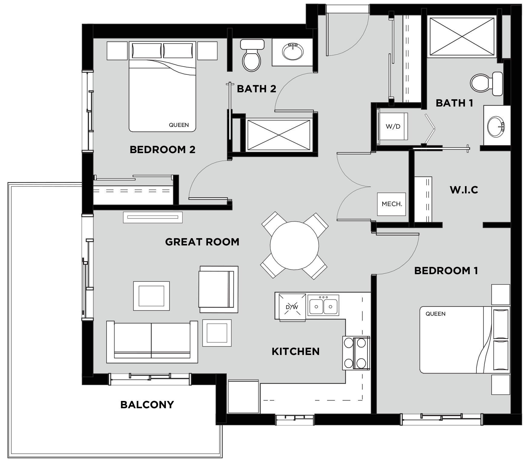 Telford Mews Suite 327 Floor Plan